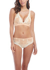 Wacoal Lingerie Embrace Lace Naturally Nude Ivory Tango Brief Front | EnVie Lingerie