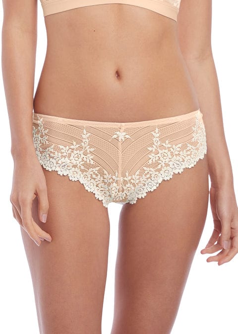 Wacoal Lingerie Embrace Lace Naturally Nude Ivory Front | EnVie Lingerie