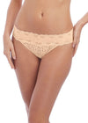Wacoal Lingerie Halo Lace Nude Bikini Brief | EnVie Lingerieo