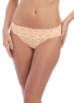 Wacoal Lingerie Halo Lace Nude Bikini Brief | EnVie Lingerieo