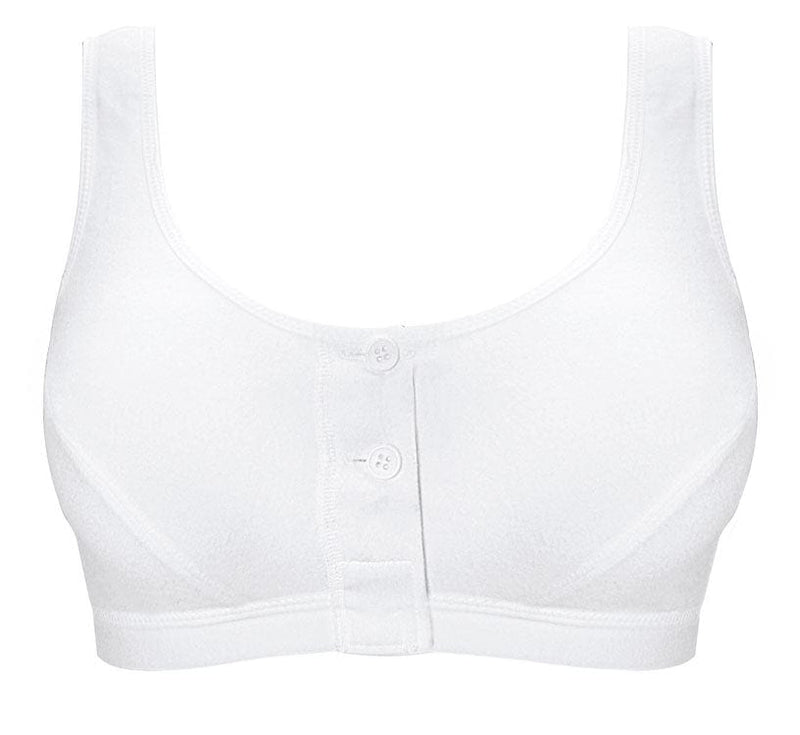 Anita Care Isra Wire Free Mastectomy Bra Front White | EnVie Lingerie UK