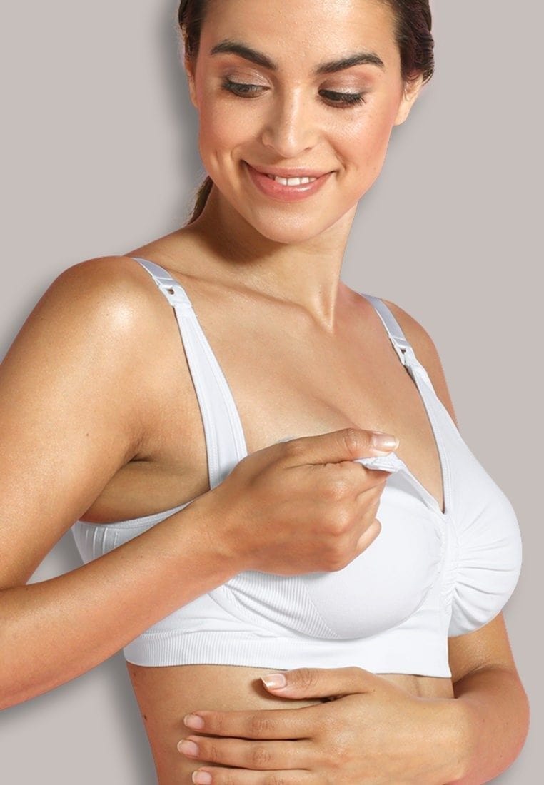 Carriwell Nursing Bras MEDIUM / White Carriwell Maternity & Nursing Bra with Carri-Gel Support