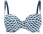 Cleo Swimwear 30FF / Blue Cleo Lucille Balconnet Bikini