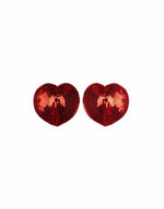 Bye Bra Bras Red / one-size Bye Bra Heart Nipple Covers