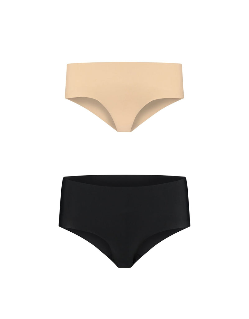 Bye Bra Briefs Shorts & Thongs Beige & Black / S Bye Bra Invisible Hipster