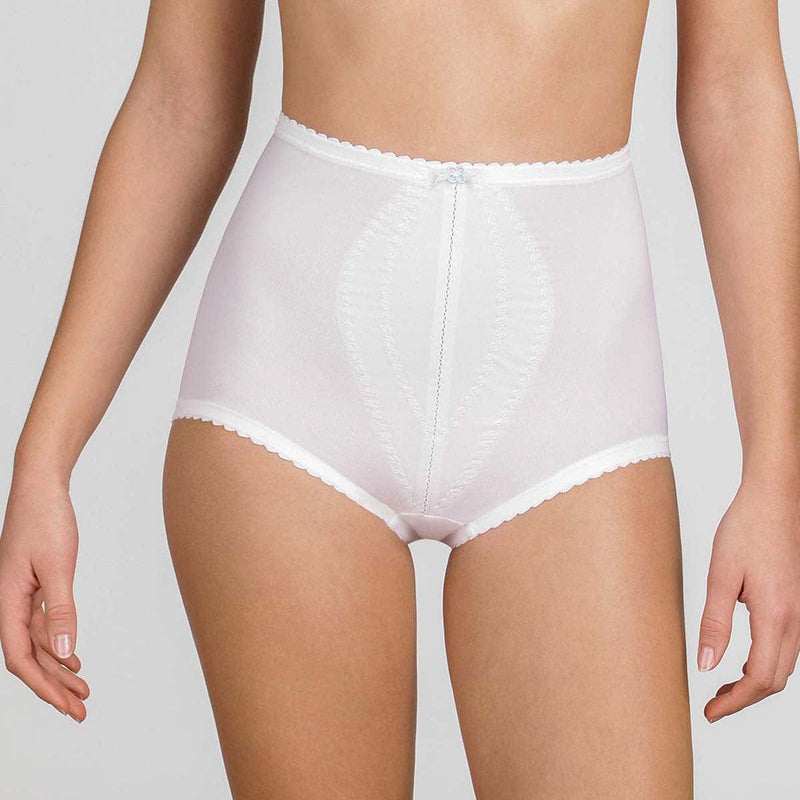 Playtex Brief MEDIUM (38-39" Hip) / White Playtex 'I Can't Believe It's a Girdle' Maxi Brief