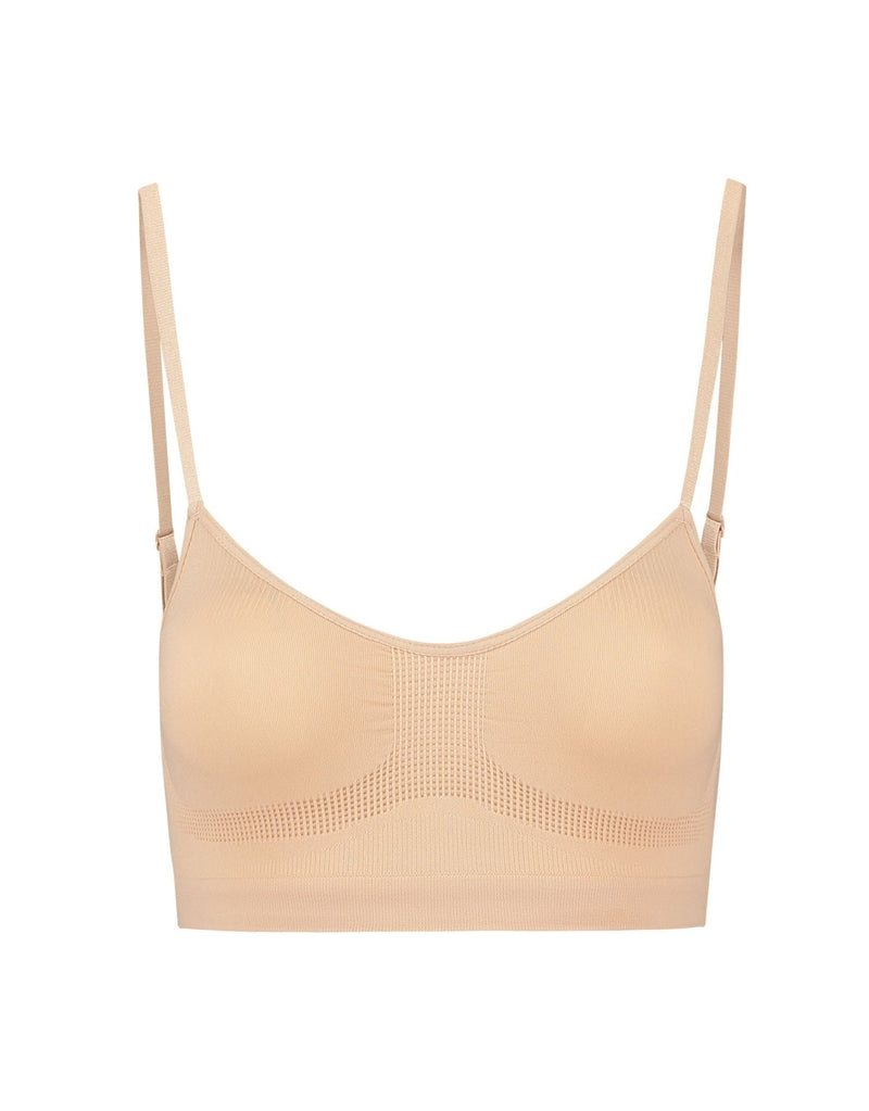 Bye Bra Bras Beige / S Bye Bra Seamless Bra Top