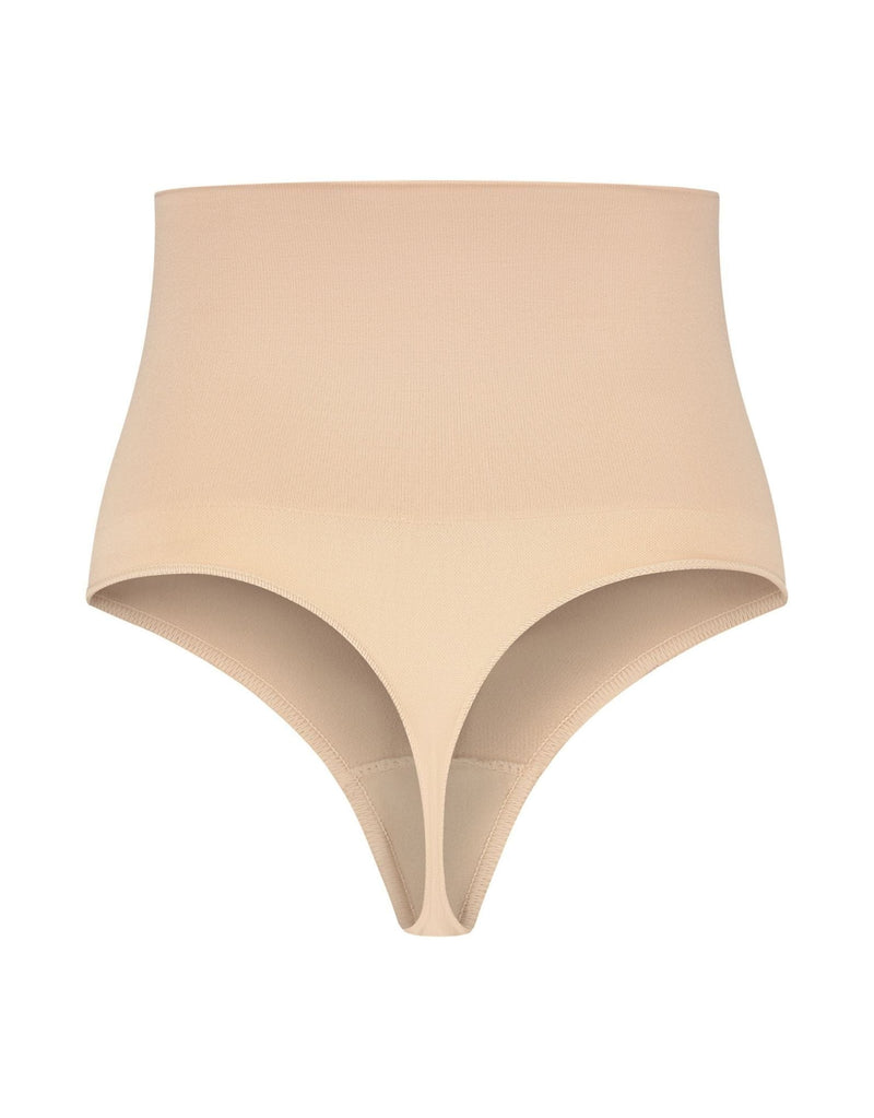 Bye Bra Thongs Beige / S Bye Bra Seamless High Waist Thong